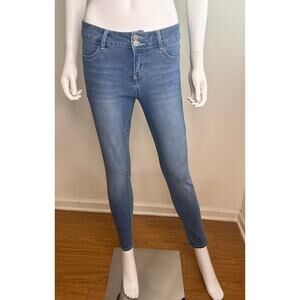 Wallflower Solid Ultra Skinny Jeans Light Wash Y2K Women 5 GUC